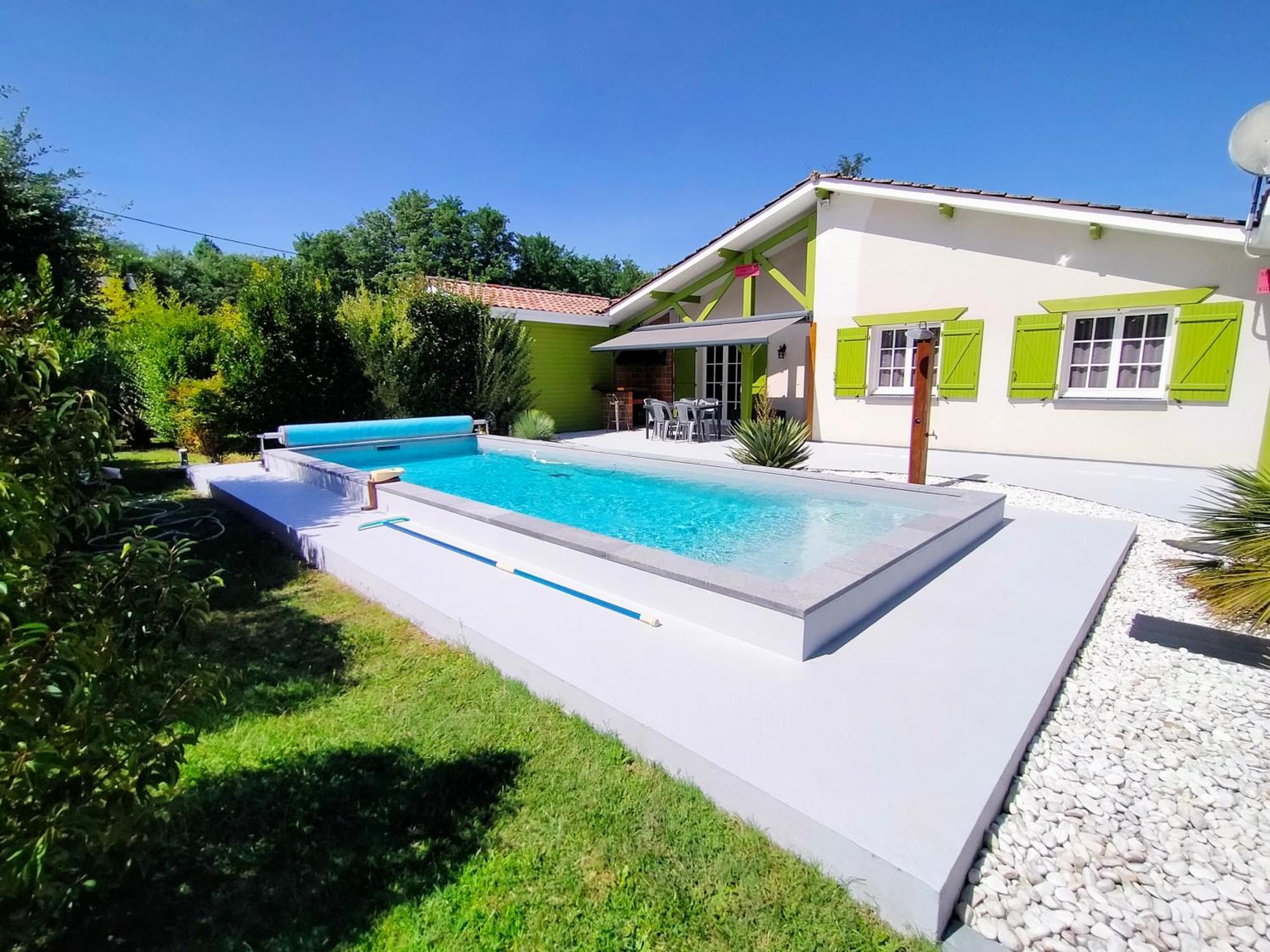 Gite Avec Piscine Et Espace Bien-Etre Partages Entre Bordeaux Et Lacanau Ocean (Adults Only) Brach Luaran gambar
